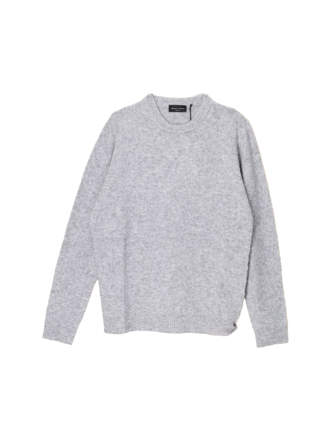 Roberto Collina Pullover aus Cashmere-Seide-Mix   grigio 48