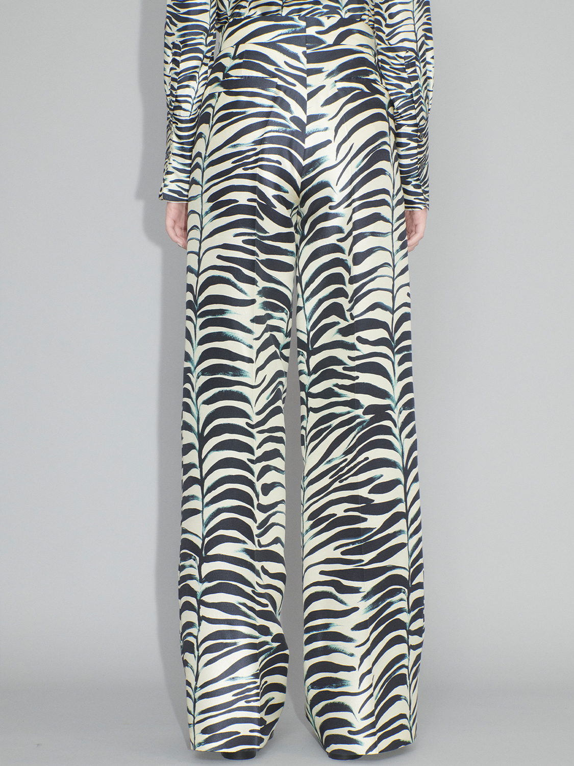 Odeeh Hose mit Zebra-Print  multicolore 36