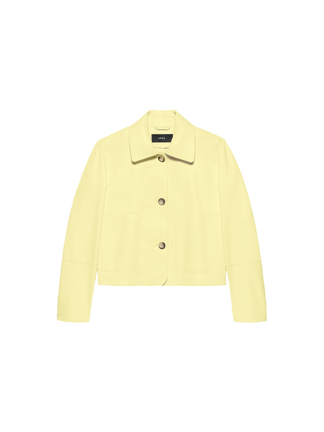 Arma Emy – Short leather jacket  yellow 38