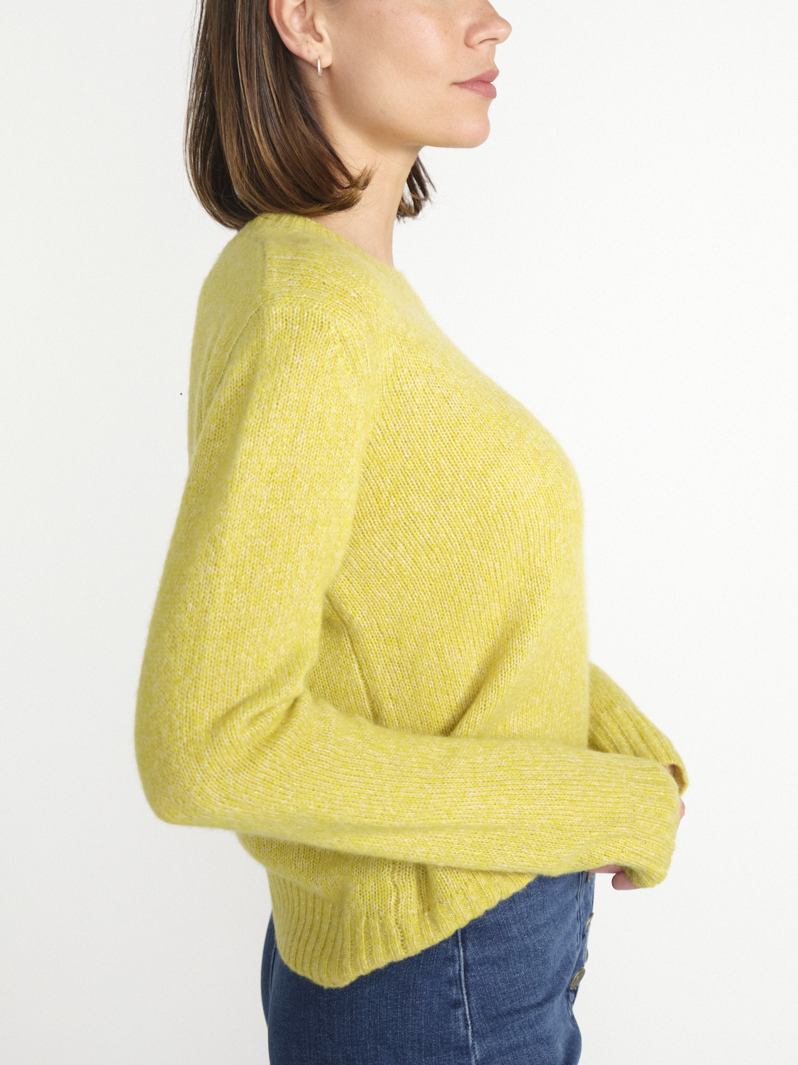 Lisa Yang Mira - Lightweight cashmere sweater   hellgrün 34