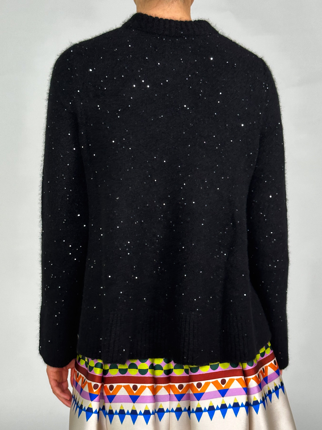 LU Ren Arabella - Pullover mit Pailletten-Details negro XS