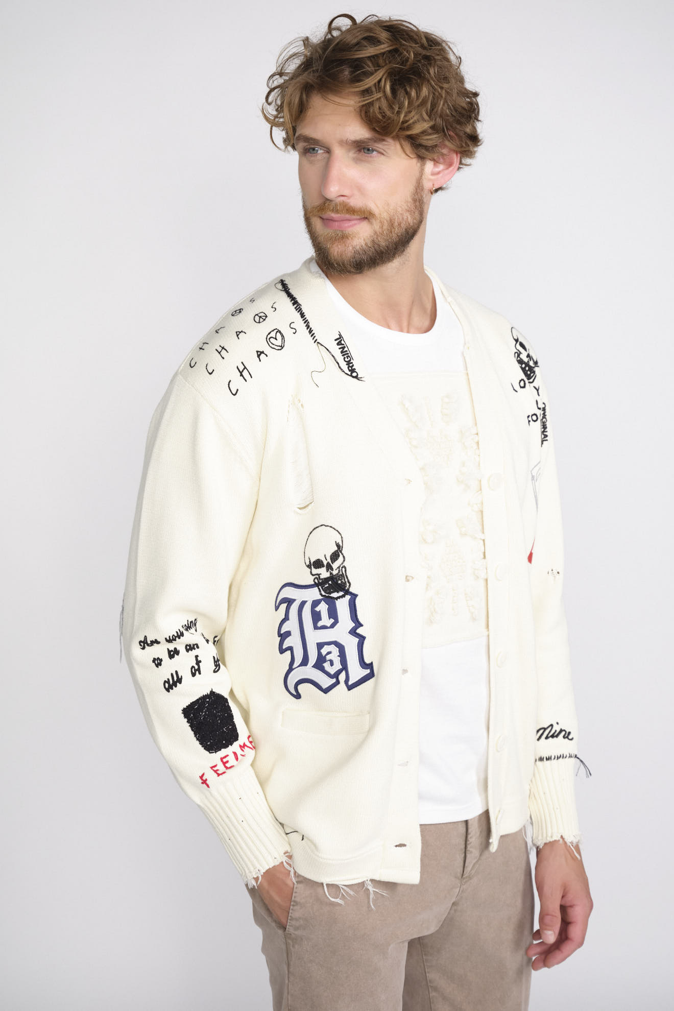 R13 Letterman cardigan loui.rocks