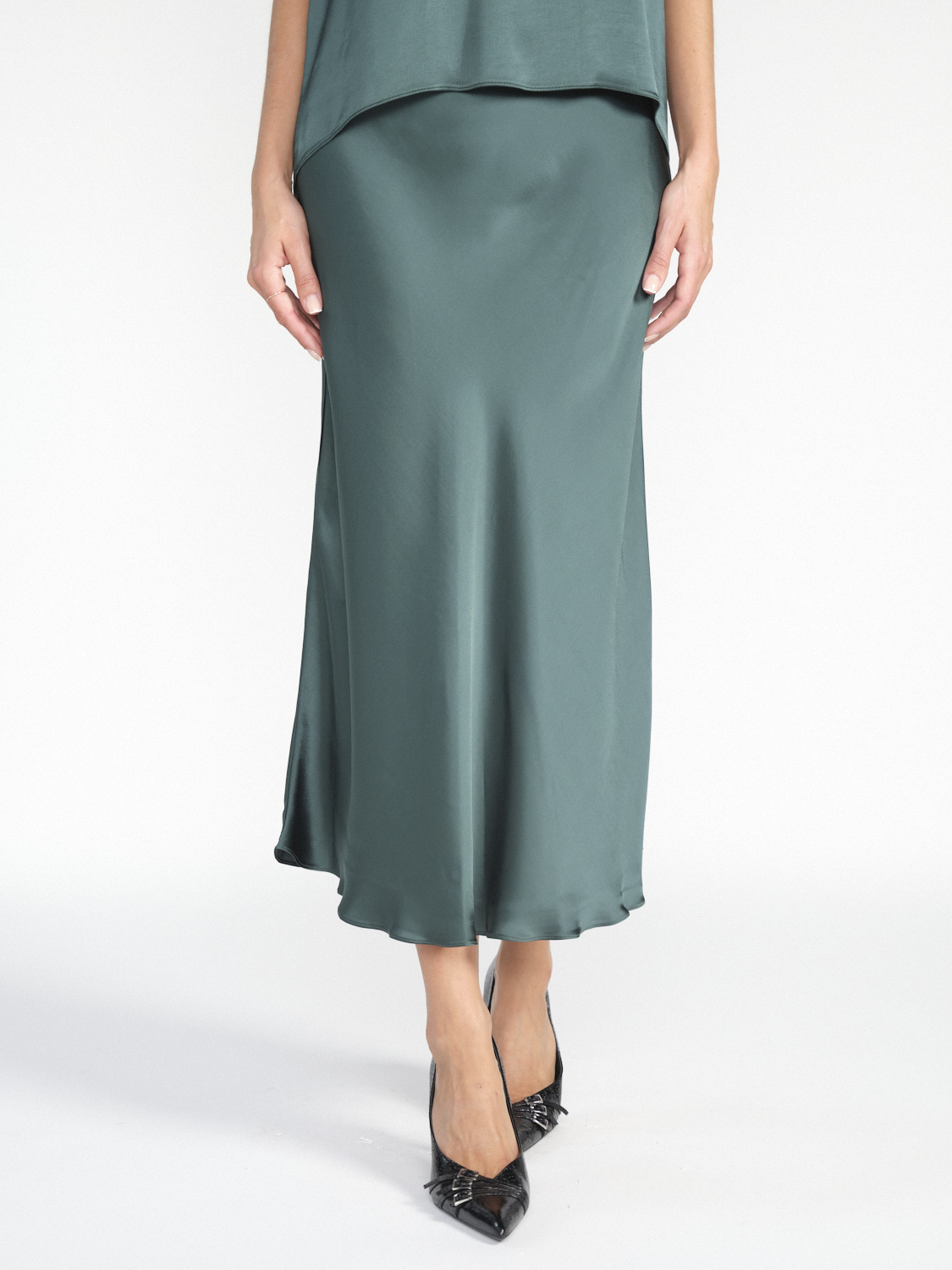 SIYU Liso's skirt made of viscose  green 38