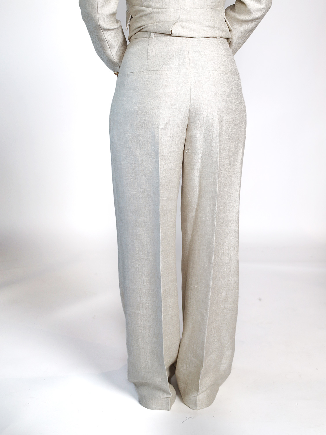 Sly010 Flora Pants – Hose mit präzise Bundfalten  creme 34