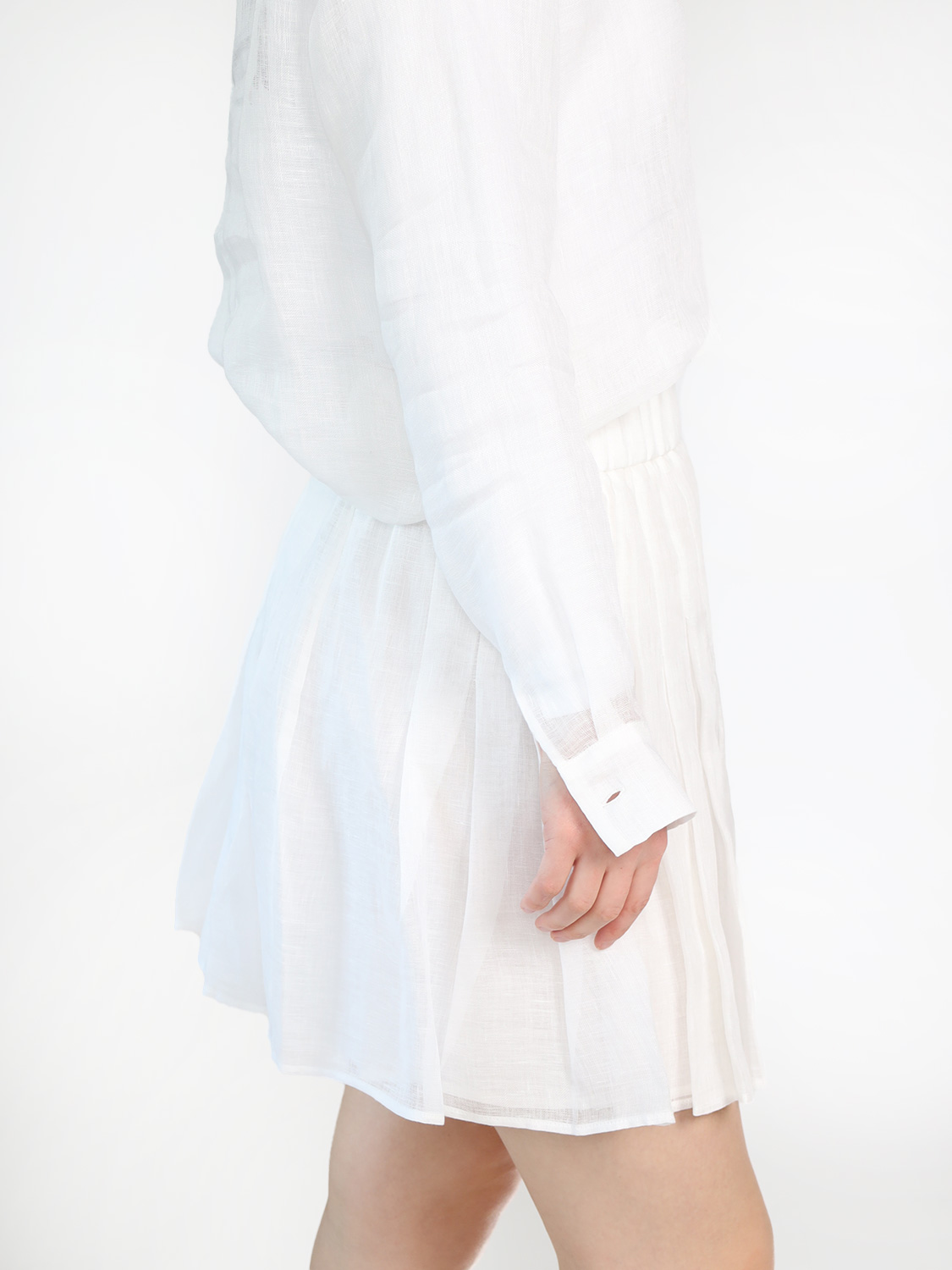 Iris von Arnim Florie – linen skirt  white 34