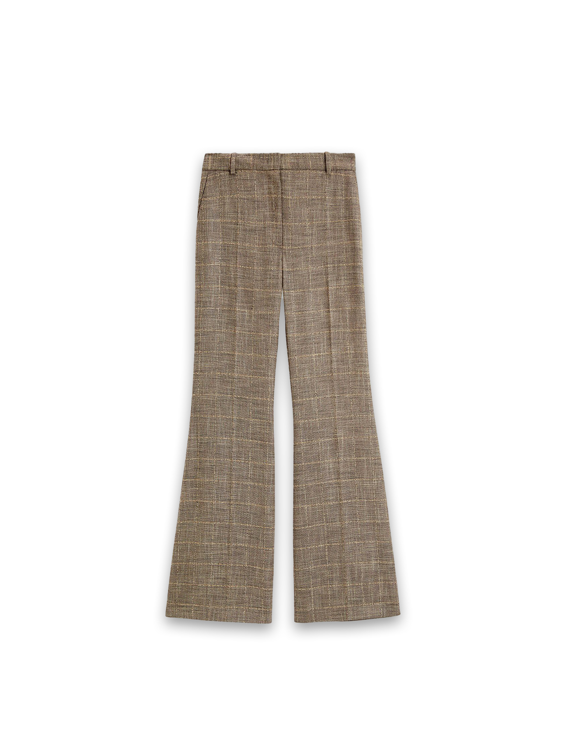 Stevens – flared wool trousers