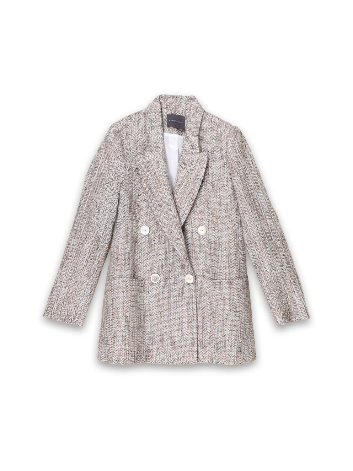 Lorena Antoniazzi Blazer in Tweed-Optik   36 camel