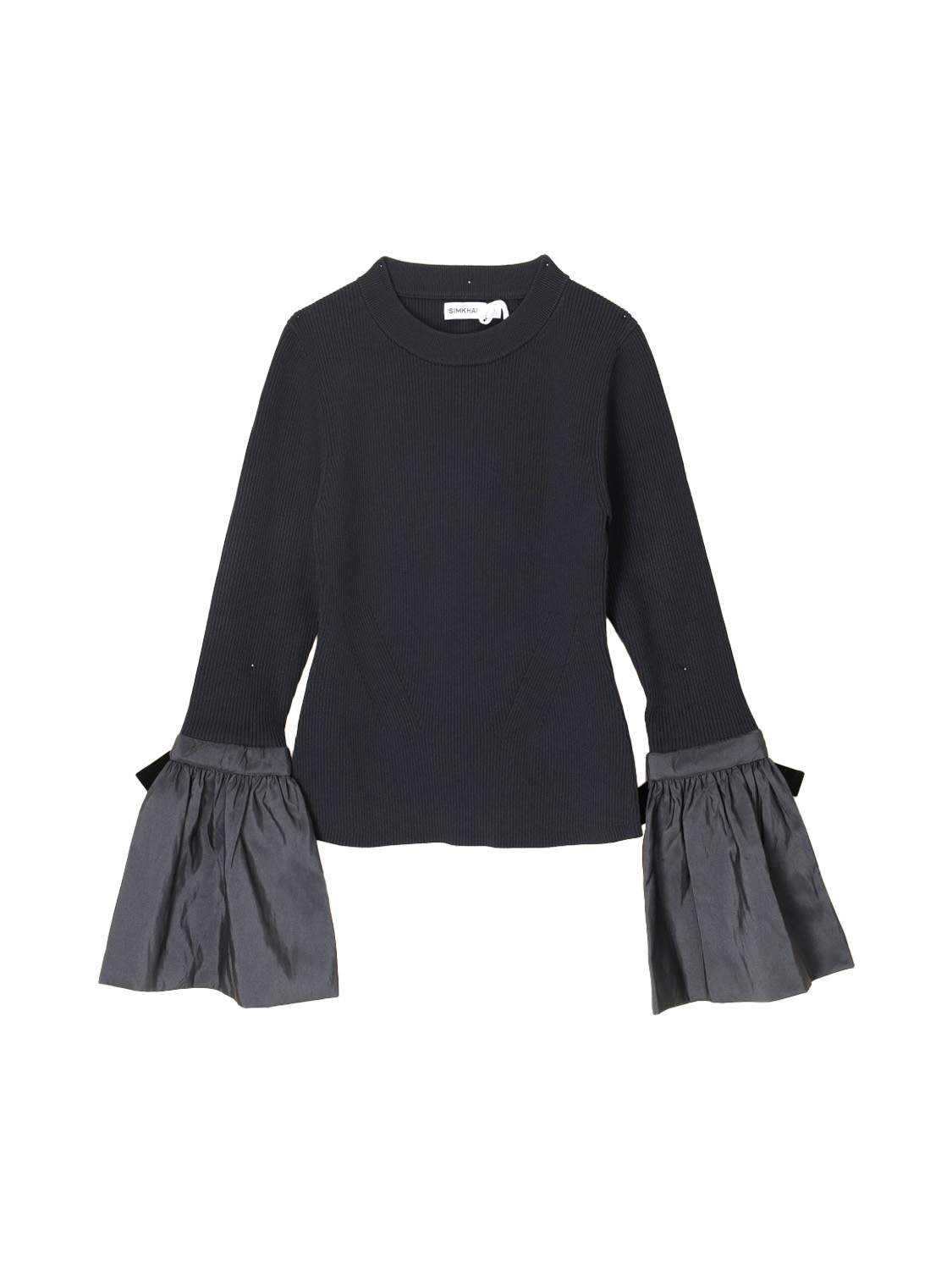 Simkhai Agata sweater with flared sleeves  black M