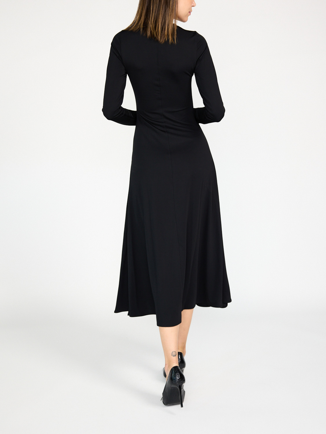 By Malene Birger Deija – Maxikleid aus Tech-Stoff   schwarz XS