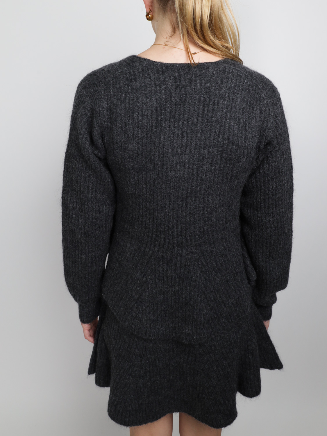 By Malene Birger Cova - Pullover aus Woll-Mix   grau XS