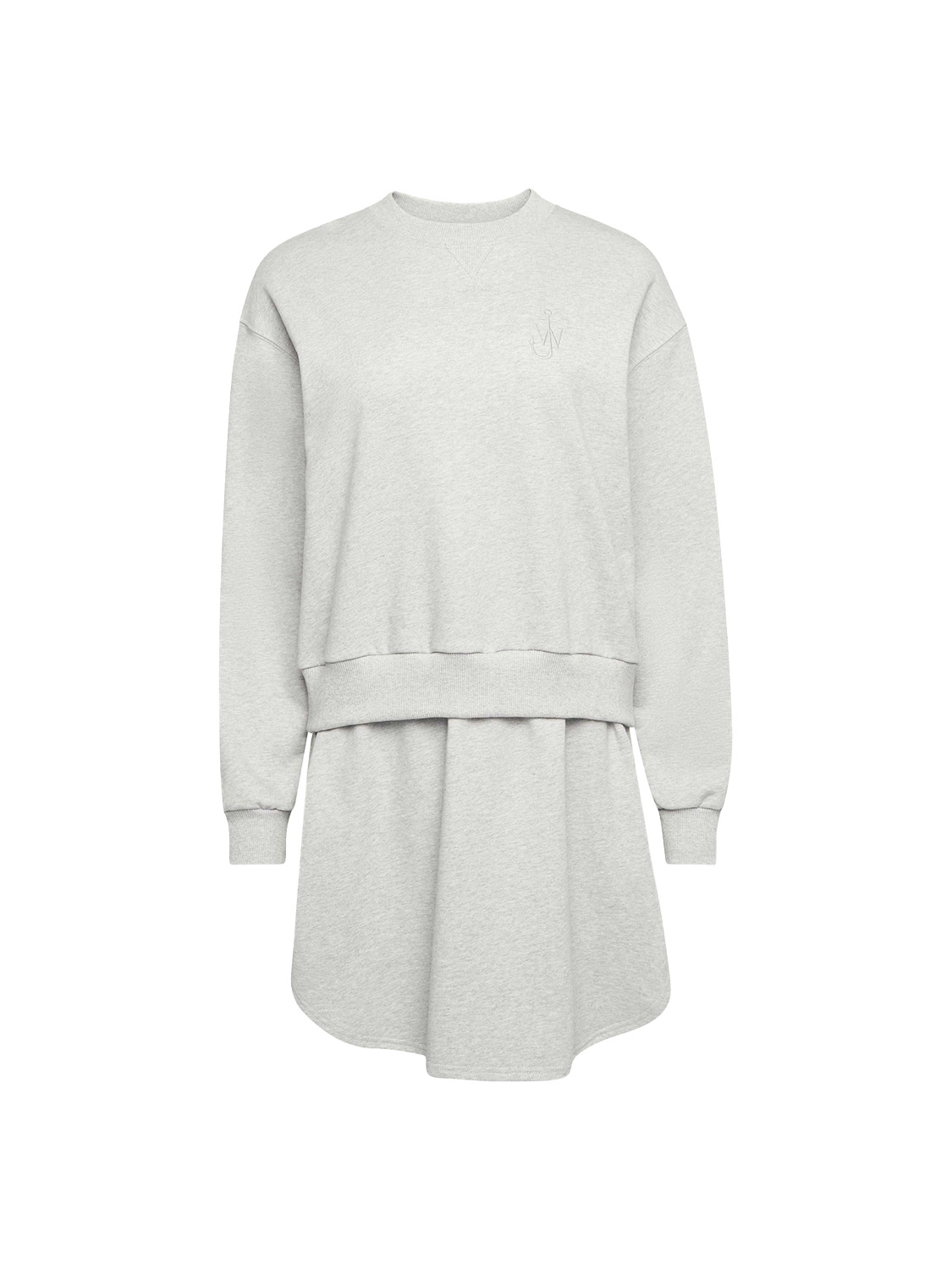 JW Anderson Layered – Sweatshirt-Minikleid   rosa S