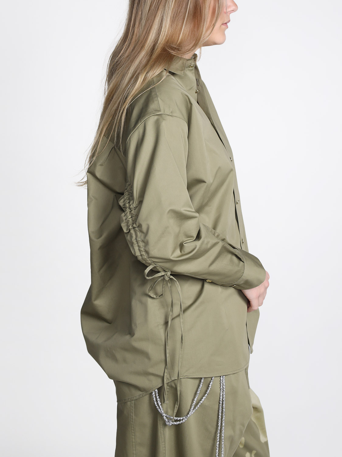 Darkpark Kenau - Oversized Bluse khaki XS