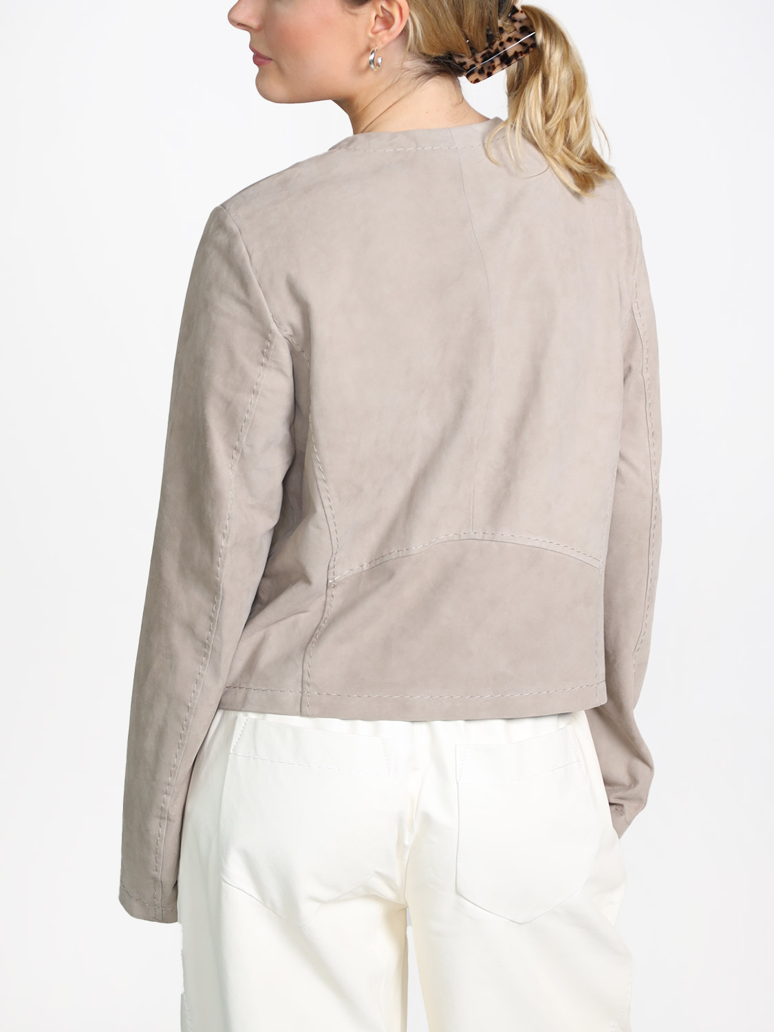 Ghera Studio Lily - Jacke aus Lammleder taupe 34