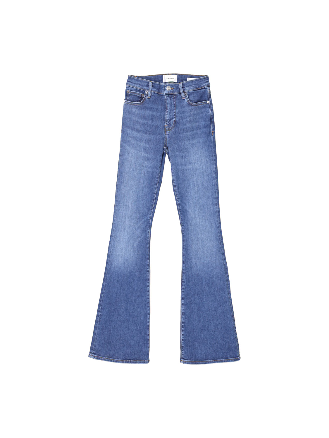 Frame Le High Flare stretchy flared jeans  blue 30