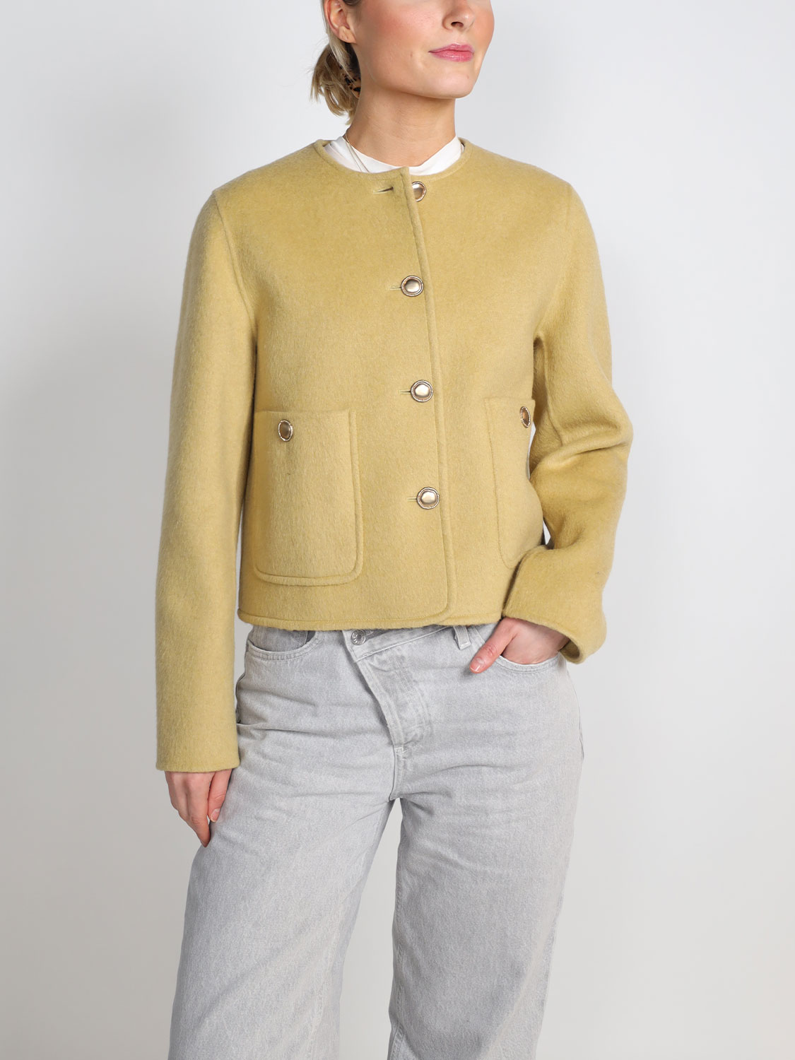 Arma Alains - Short wool jacket   yellow 34