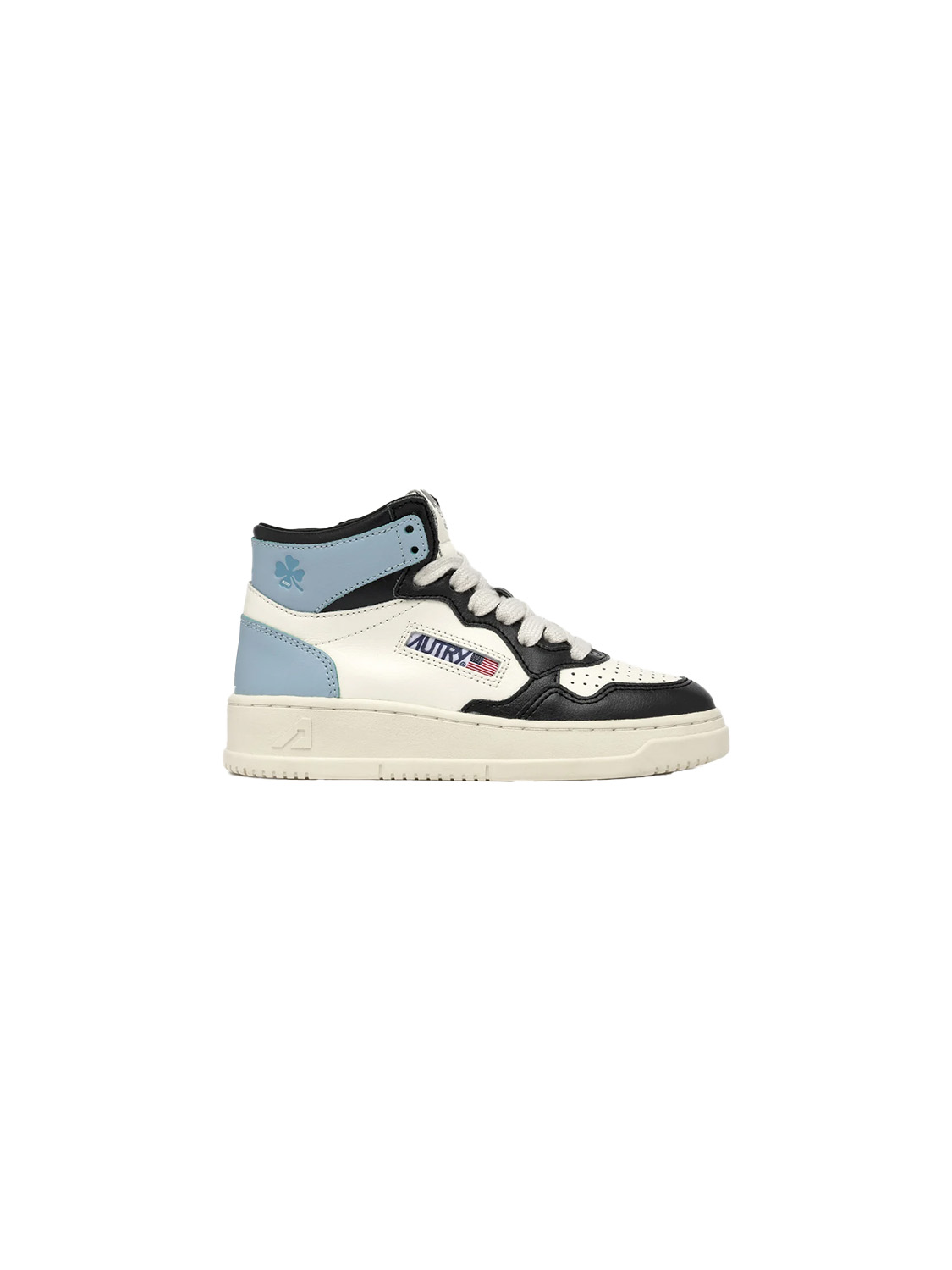 Autry Kids Medalist Mid– Sneaker aus Leder   hellblau 28