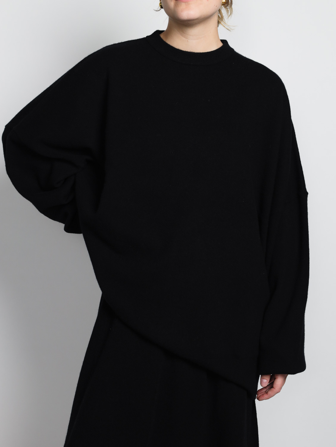 Extreme Cashmere N°246 Juna – Oversized Cashmere Pullover   schwarz Talla única