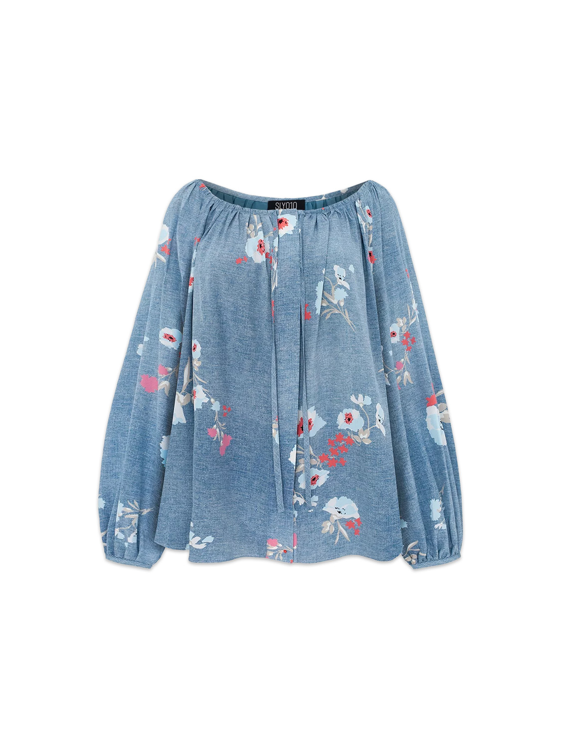 Sly010 Pillar – Flowerprint blouse blue 38