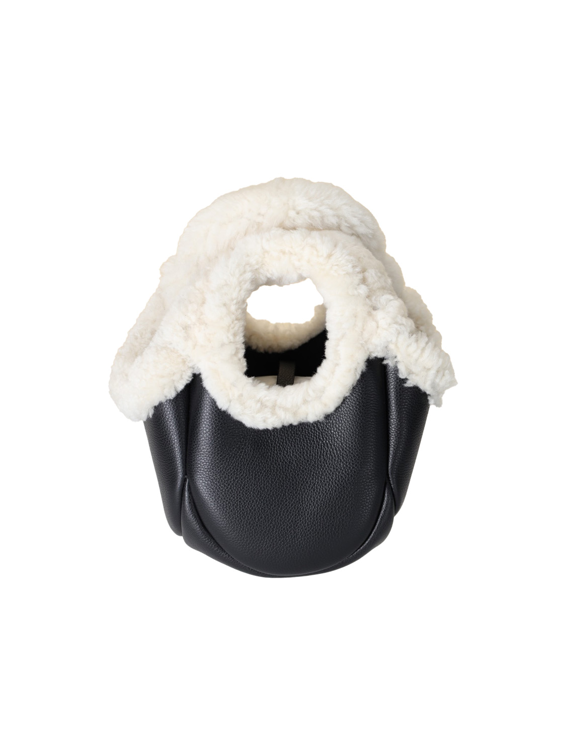 Coperni Shearling Mini Bucket Swipe Bag   schwarz One Size