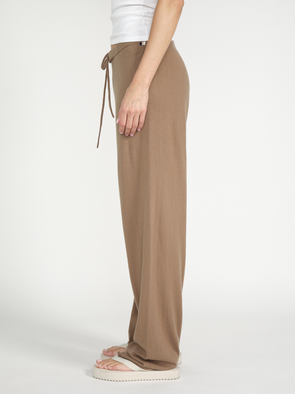 Extreme Cashmere N°353 – Trousers made from a cotton-cashmere mix  brown One Size