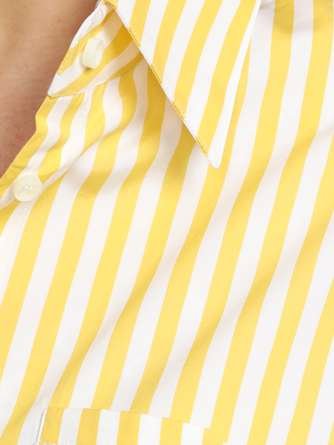 Cuantico Soho - Bluse aus Baumwolle yellow XS/S