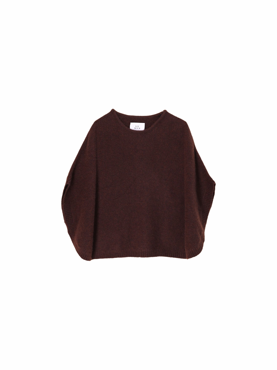 LU Ren Malia - Cape made of cashmere  brown XS