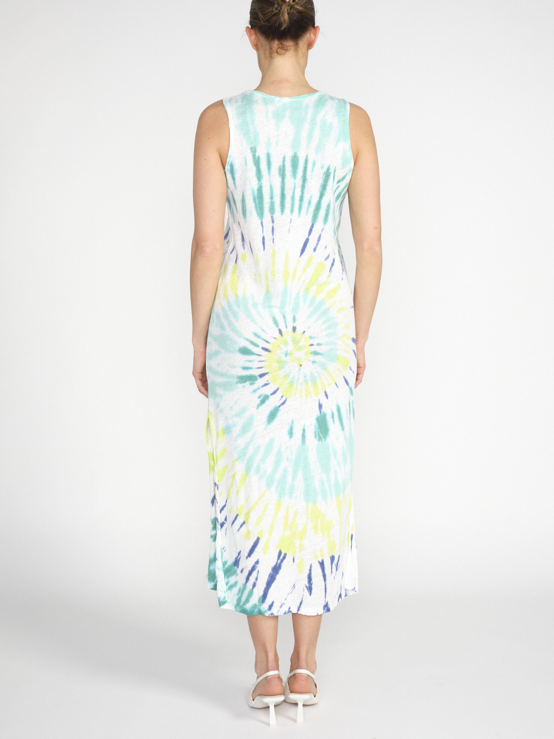 Kujten Midi dress with tie-dye print  XSS mint