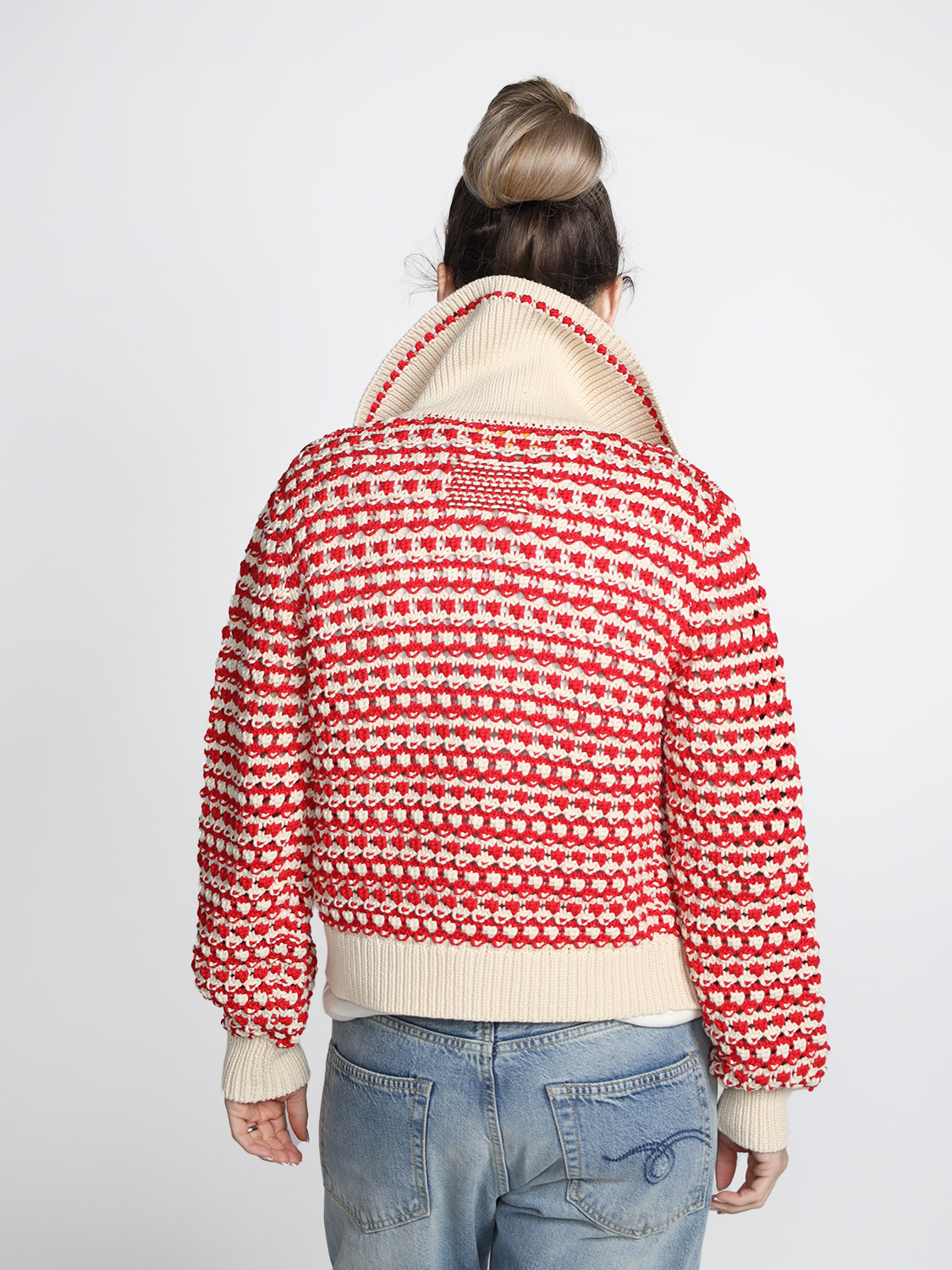 Guest in Residence Kirby -  Grobstrick-Jacke red XS