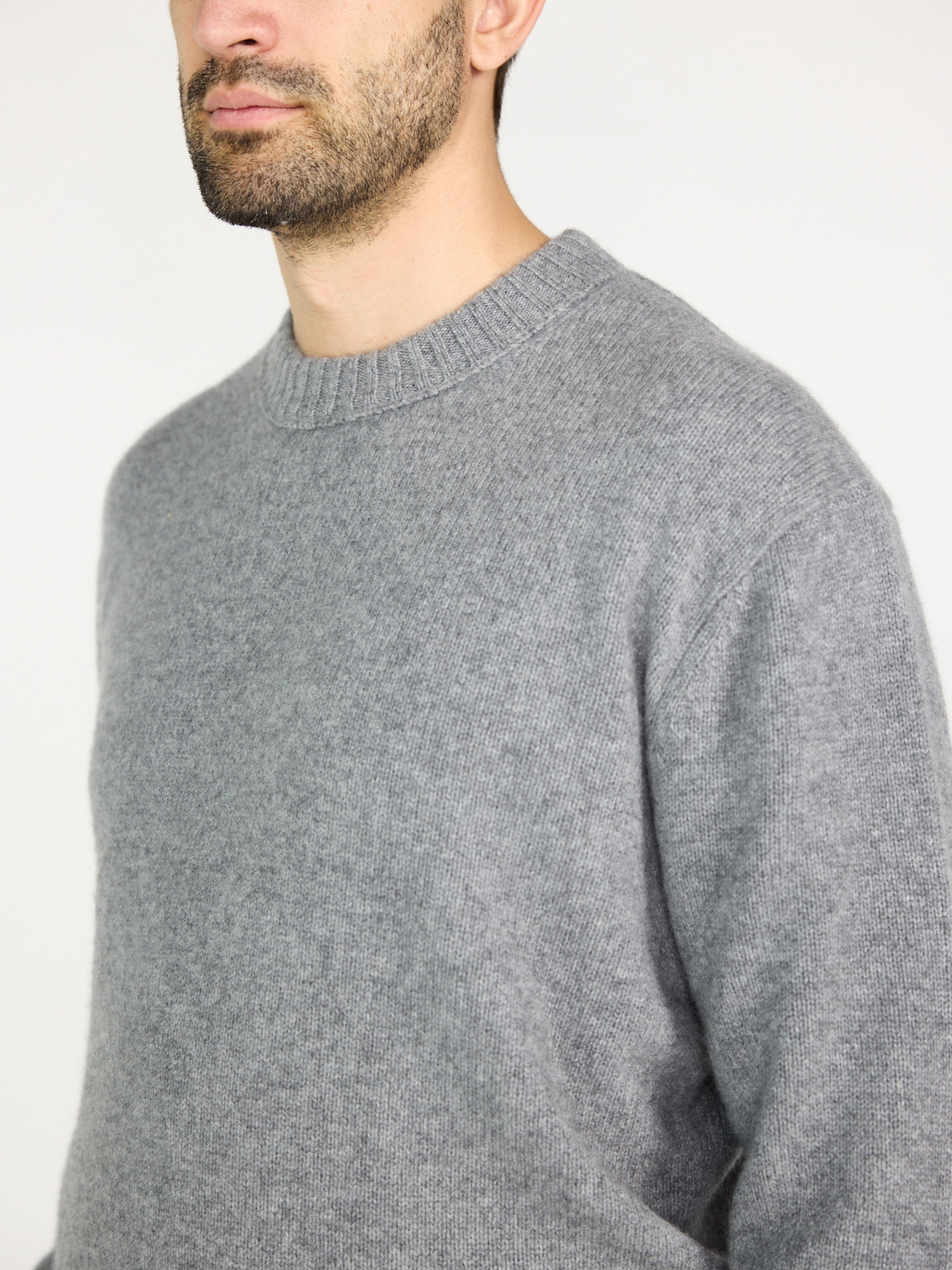 Frame Lockerer Cashmere Pullover 	  grigio S