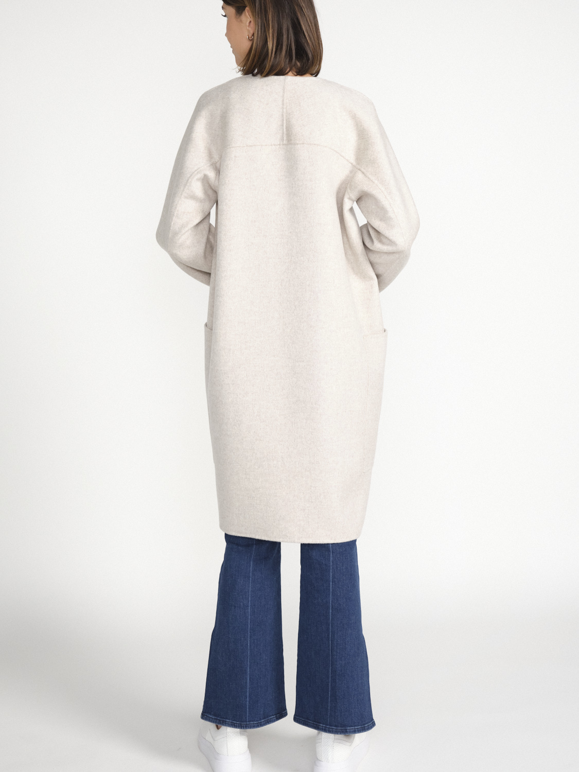 Iris von Arnim Delano – Doubleface coat cashmere-new wool mix  beige 36