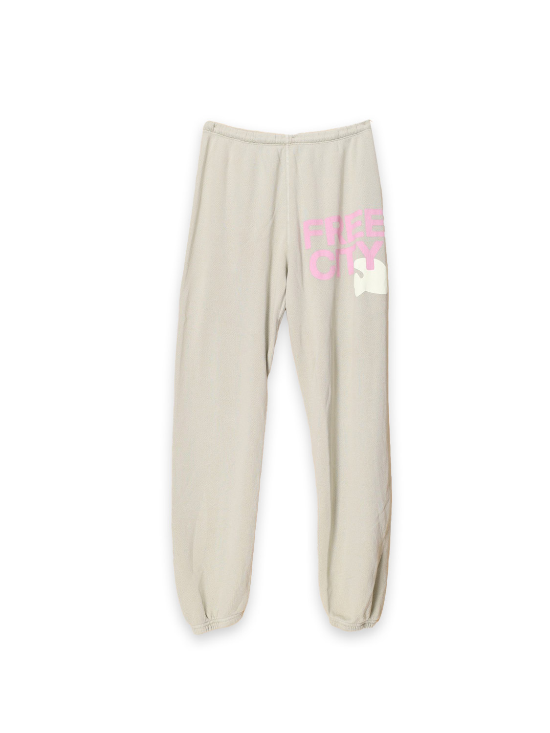 Free City Superfluff - Jogging trousers in cotton blend     hellgrün XS