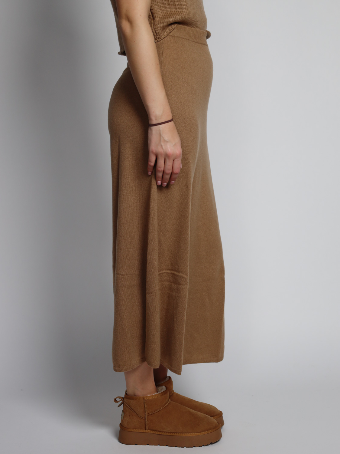 Lisa Yang Dolly – cashmere maxi skirt  camel XS/S