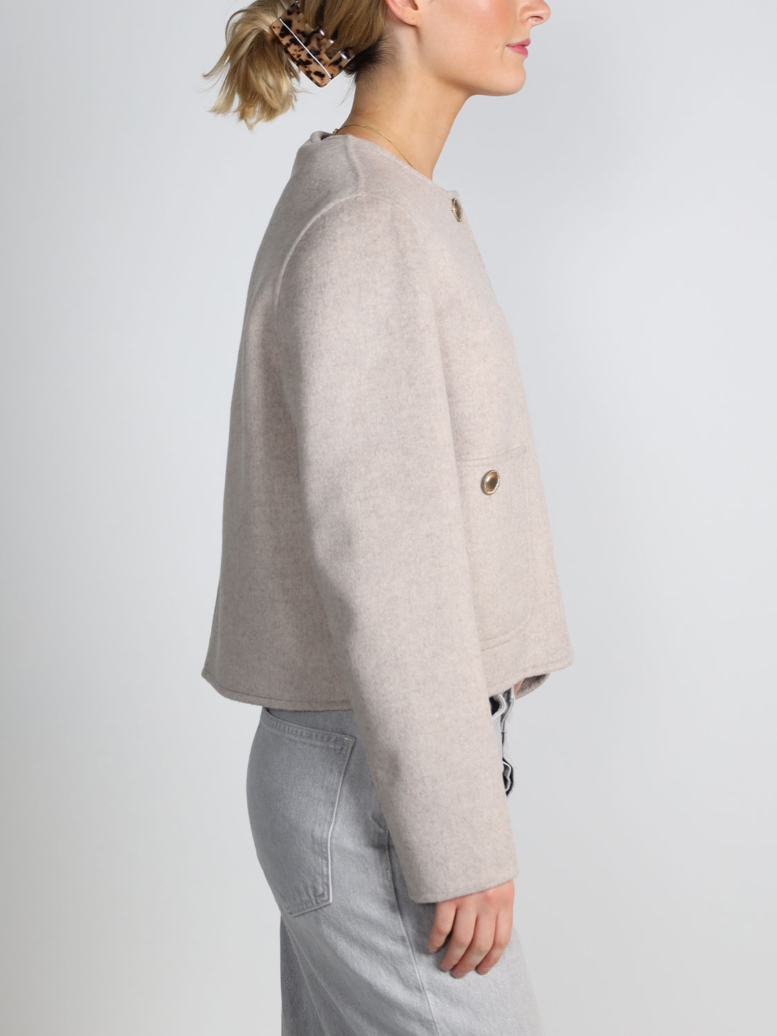 Arma Alains - Short wool jacket   36 beige