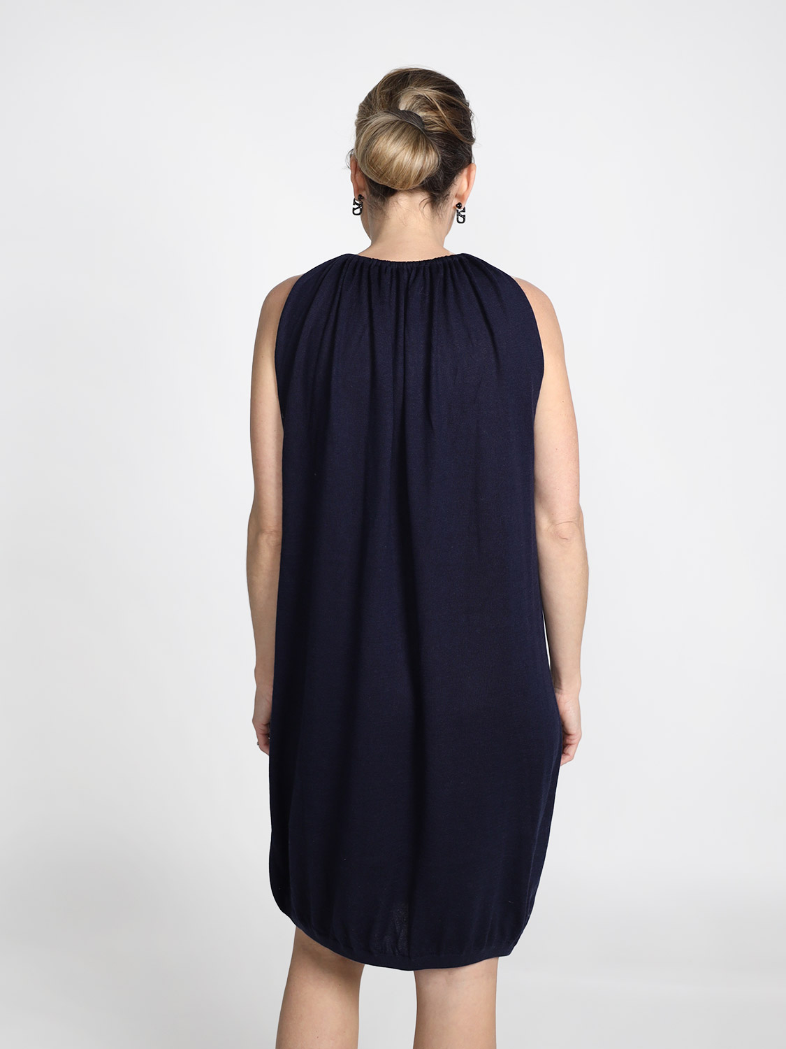 Frenckenberger Draped mini dress  navy XS