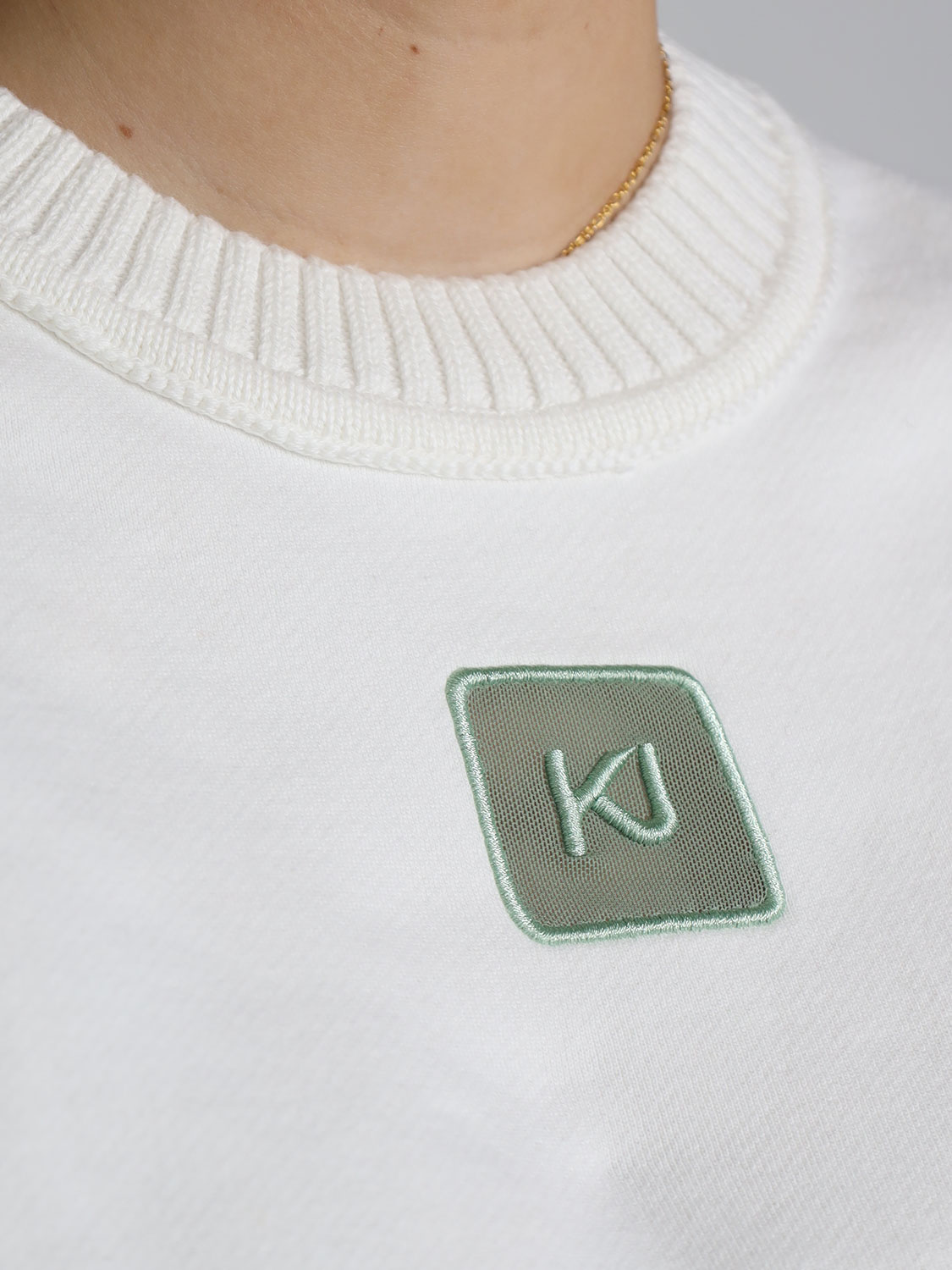 Khrisjoy KJ Sweatshirt – Pullover mit Logopatch   Grün S