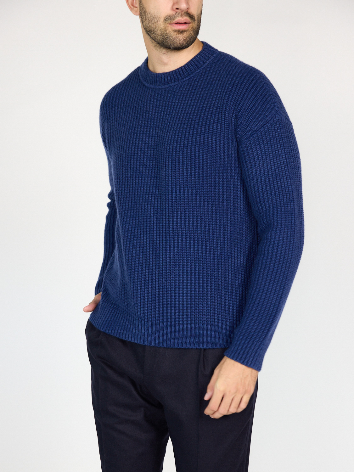 Iris von Arnim Adriano - cashmere knit sweater  blue M