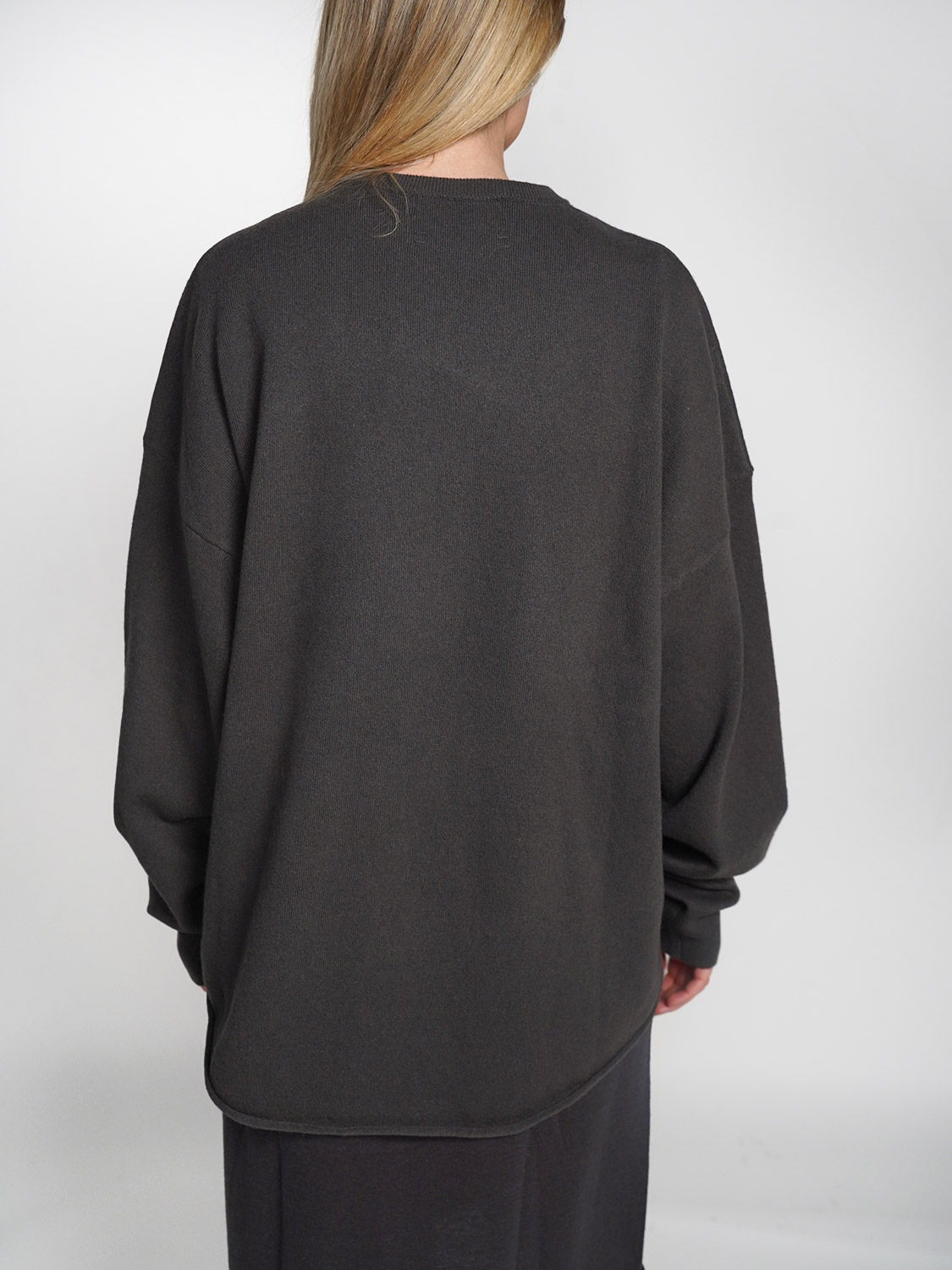 Extreme Cashmere N°53 Crew Hop – Oversized cashmere sweater  brown One Size