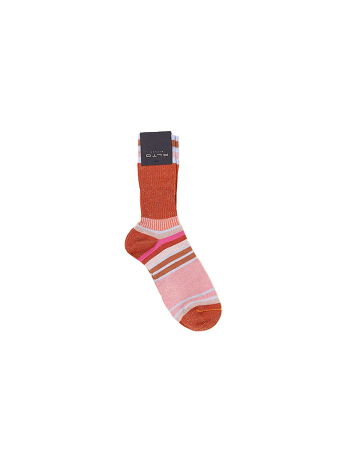 Alto Socken mit Lurex-Effekten   orange Talla única