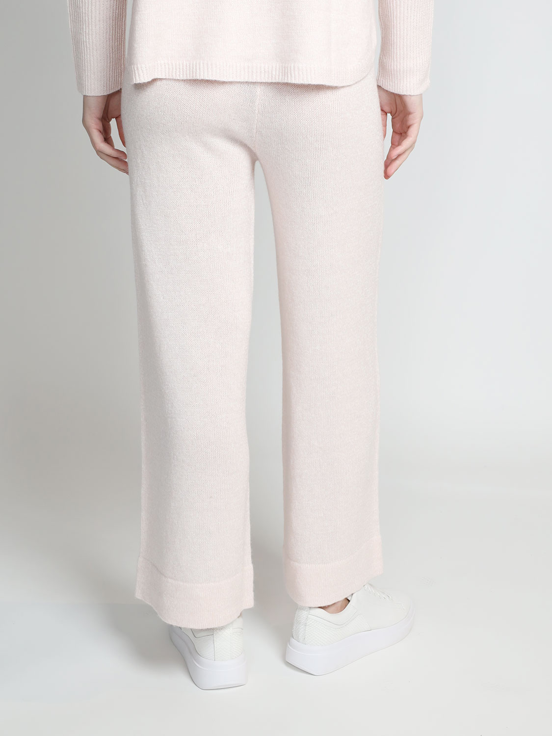 LU Ren Luan- Hose aus Cashmere-Mix  rosa XS