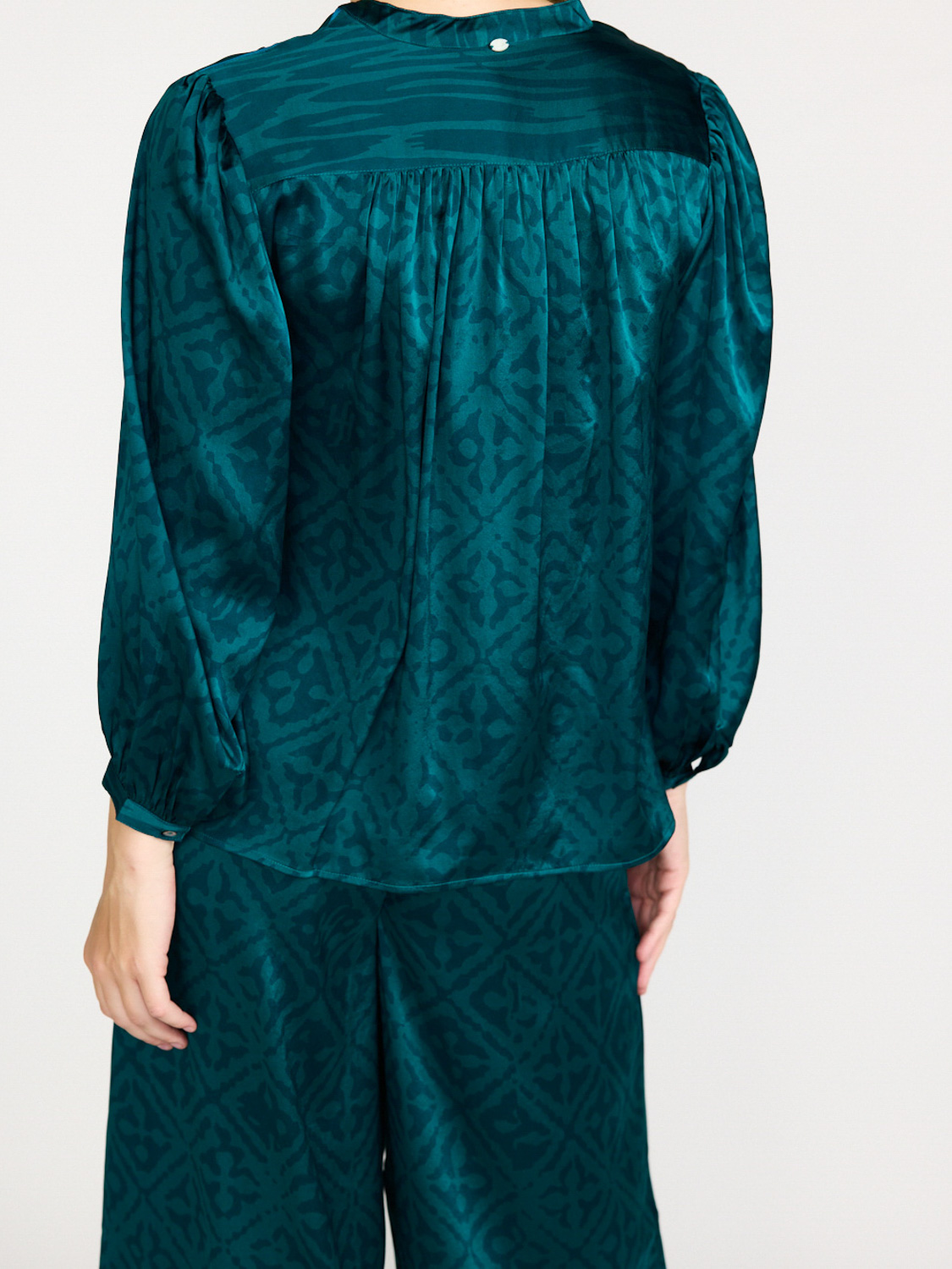 friendly hunting Eyes of Marrakesh - blouse petrol S