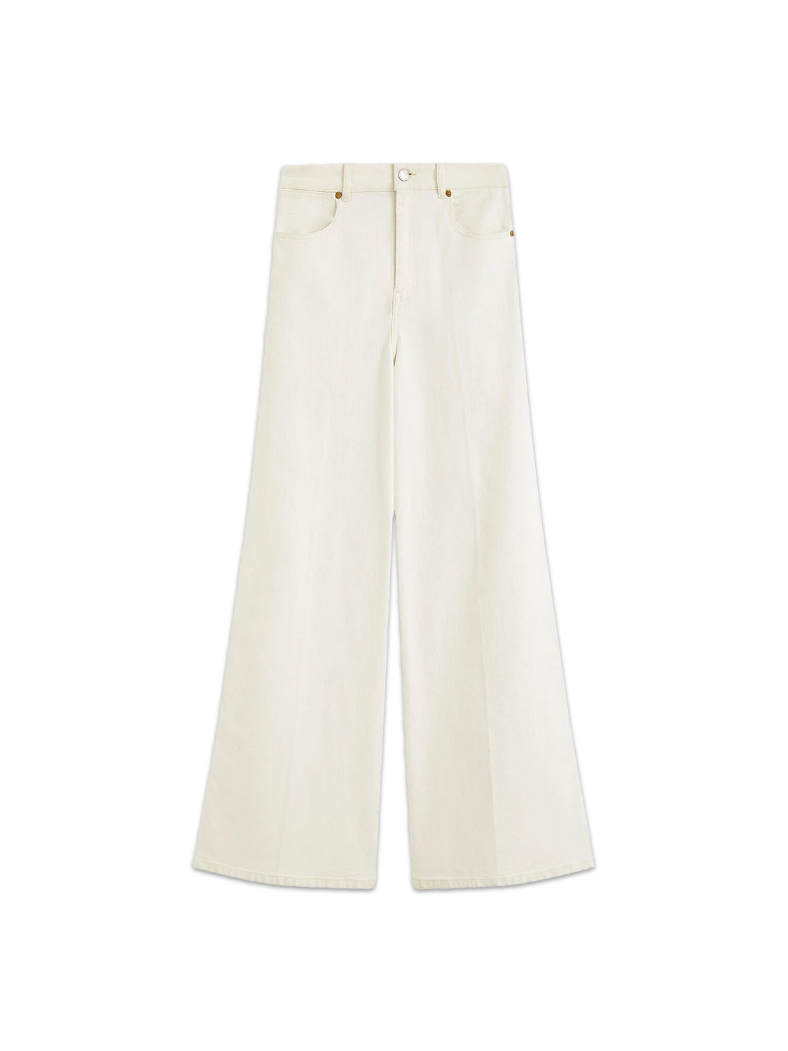 Joseph Abbey – Denim Stretch Trousers  white 26