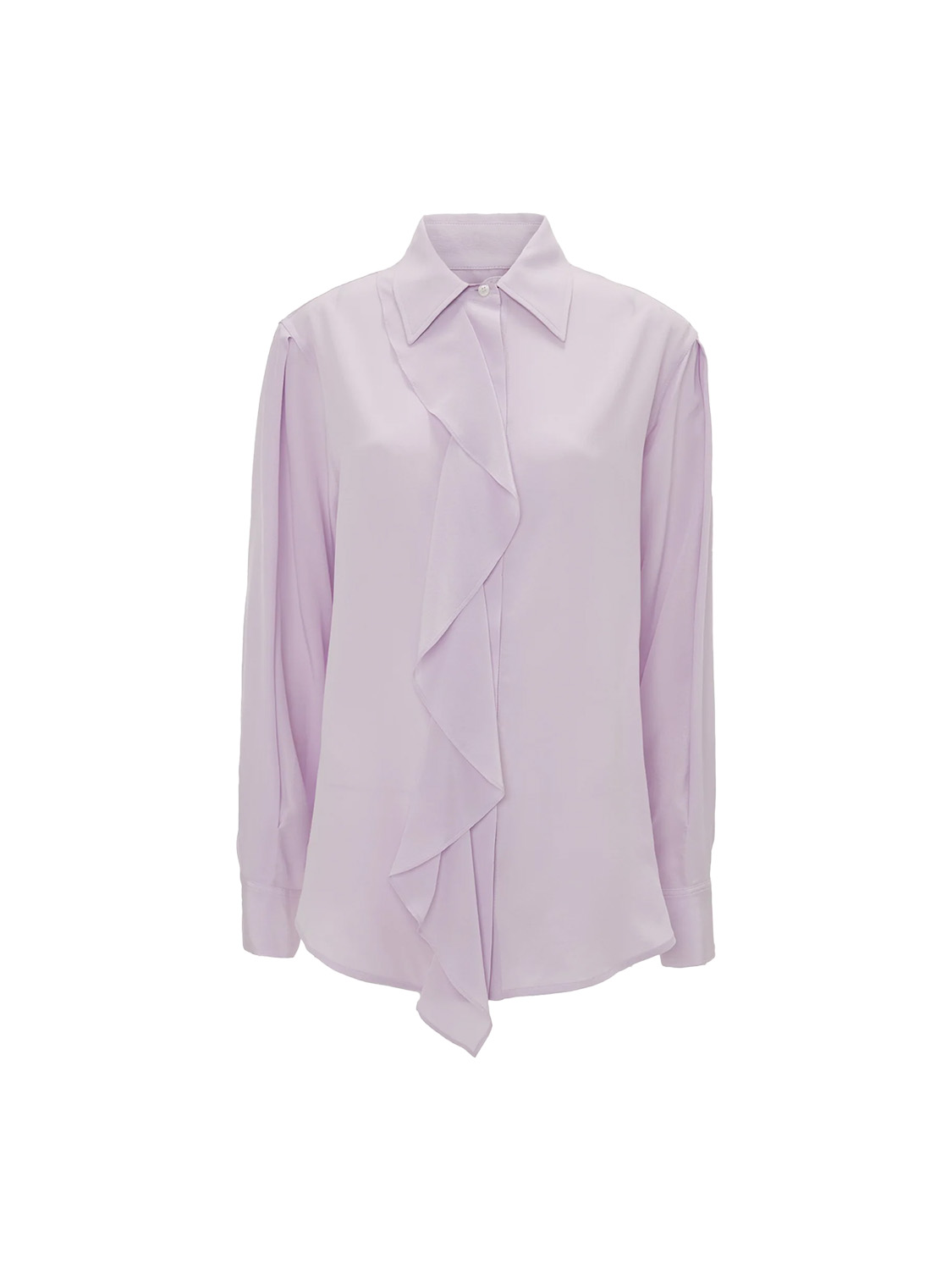 Victoria Beckham Asymmetrical ruffle blouse  purple 40