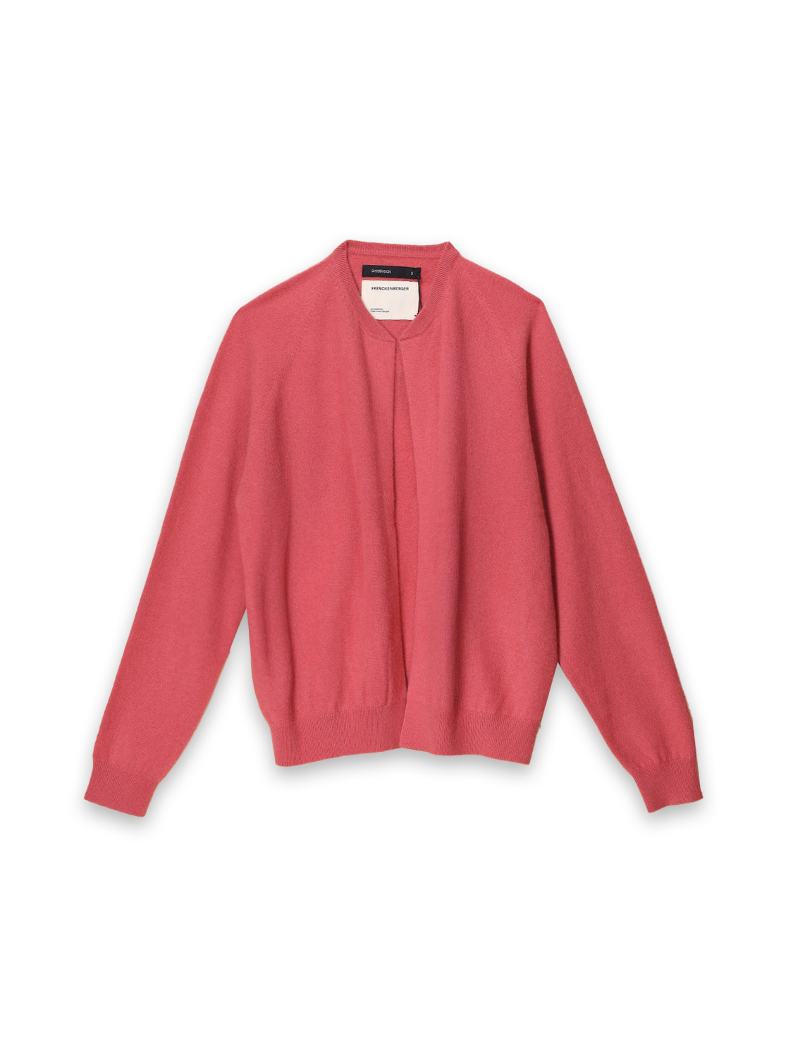 Frenckenberger Bomber – Cardigan aus Kaschmir  rot S