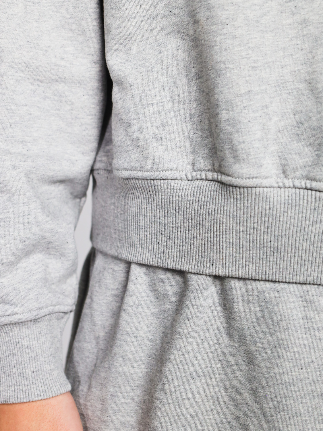 JW Anderson Layered – Sweatshirt-Minikleid   grau L