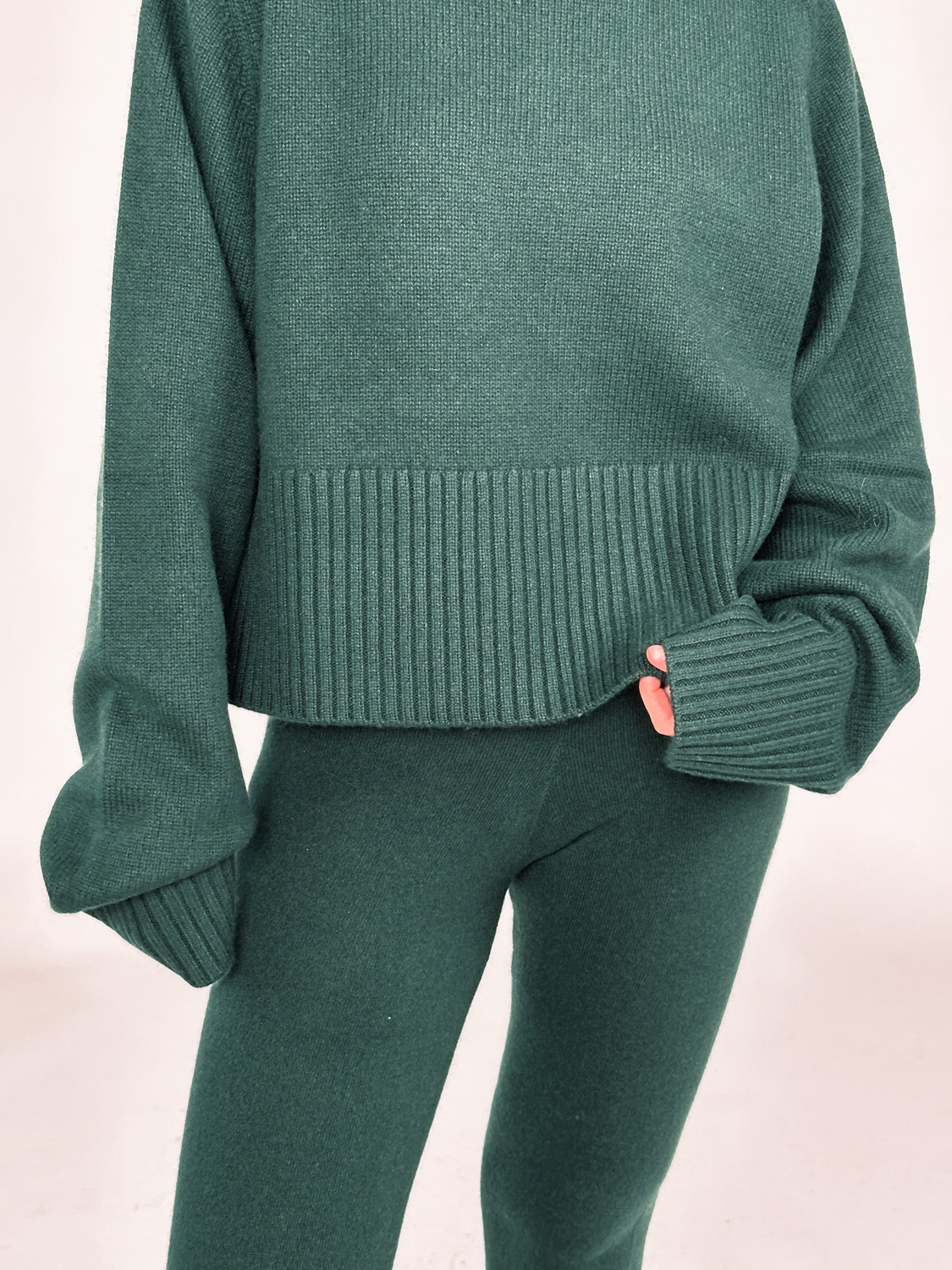 Extreme Cashmere N°256 Judith – Pullover aus Cashmere   verde Talla única