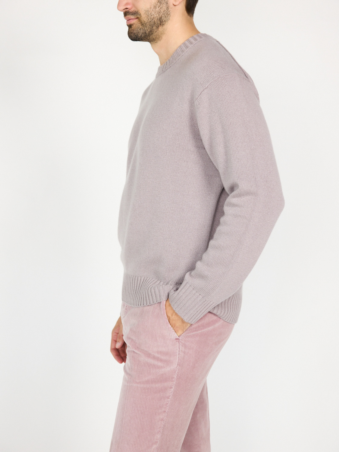 Frame  Lockerer Cashmere Pullover   taupe S