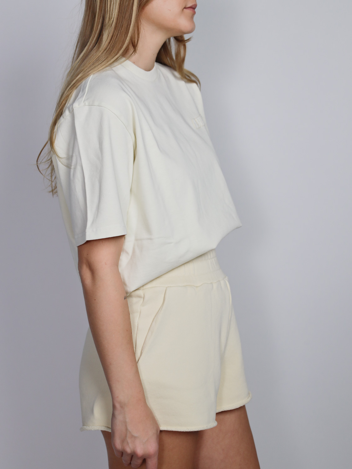 Autry Short heavy cotton shirt  creme XS