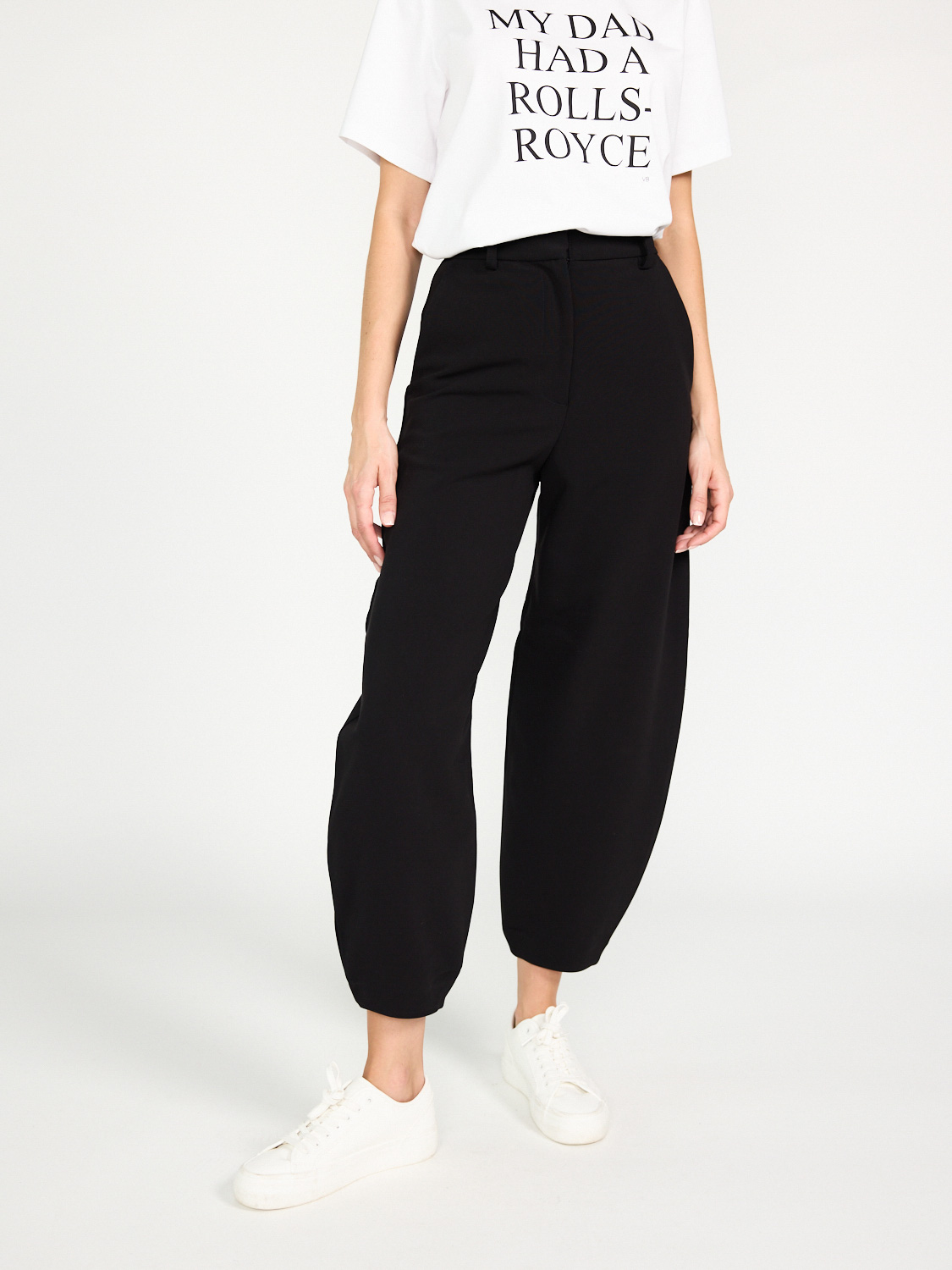 By Malene Birger Carlien – Hose aus Wolle   negro 36