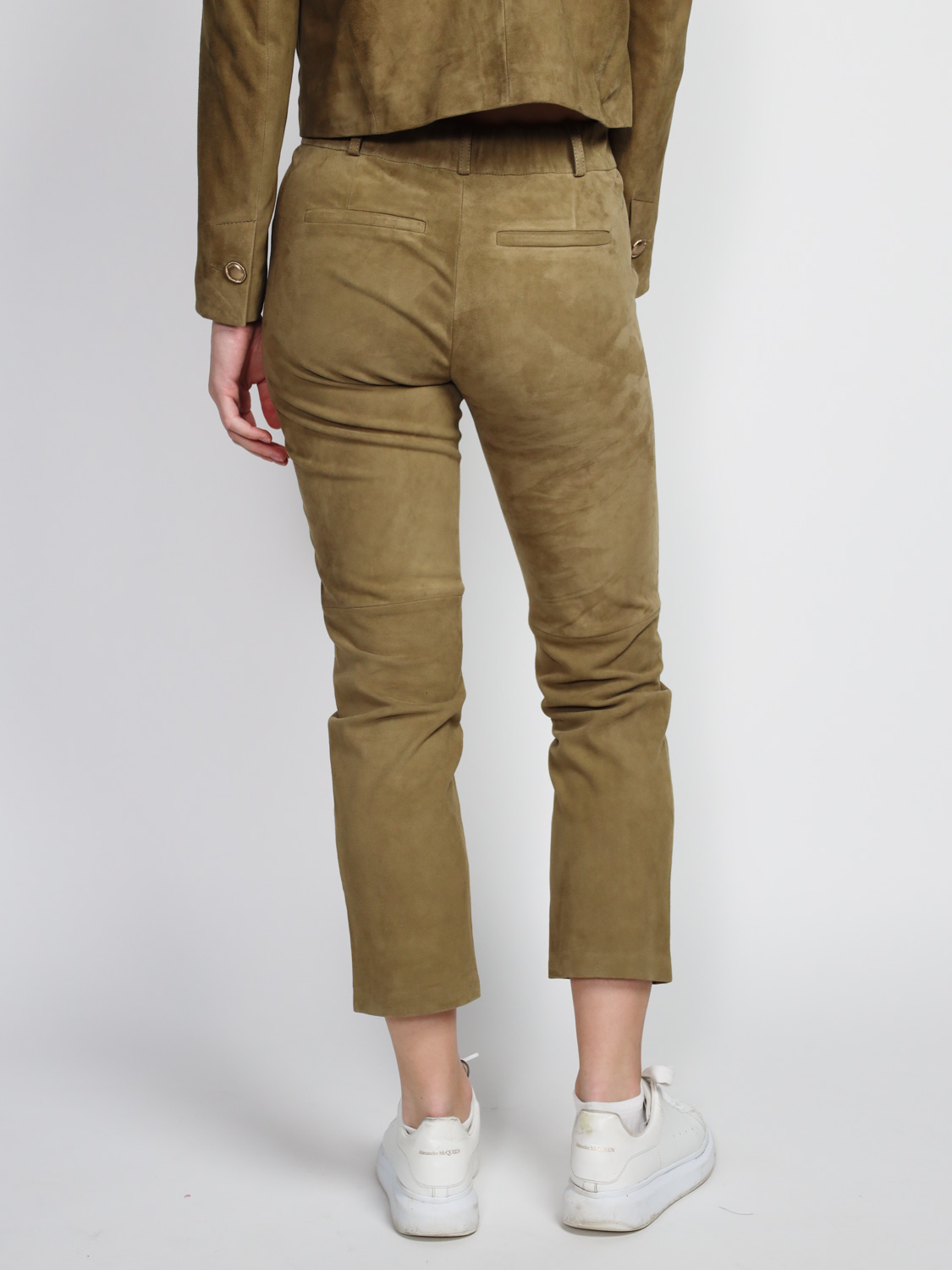 Arma Jen – suede trousers  khaki 34