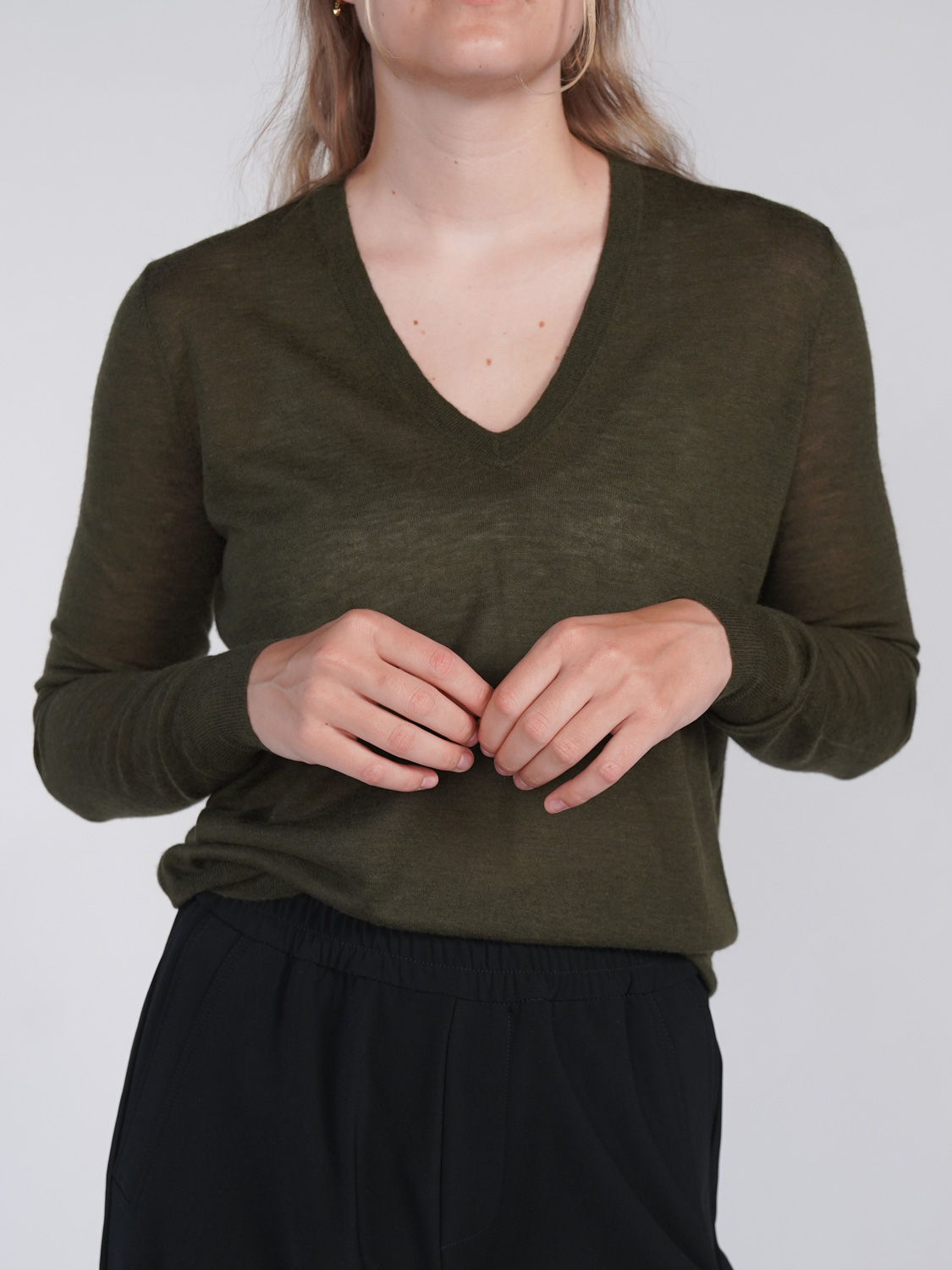 Joseph Pullover aus Kaschmir  khaki XS